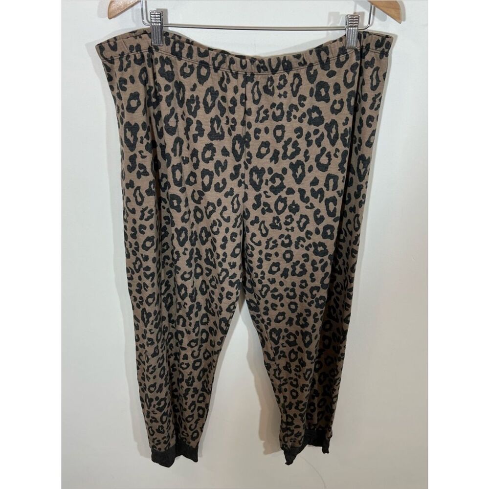NWOT Sweet Lovely By Jen Leopard Print Joggers | Size 2XL